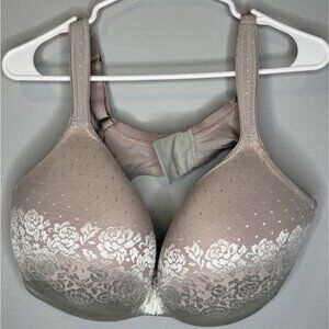 Soma 40DDD Stunning Support Balconette Bra Tan Floral